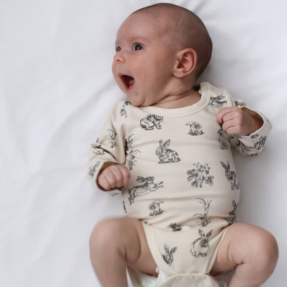 
                  
                    Burrow and Be organic cotton bodysuit Almond
                  
                