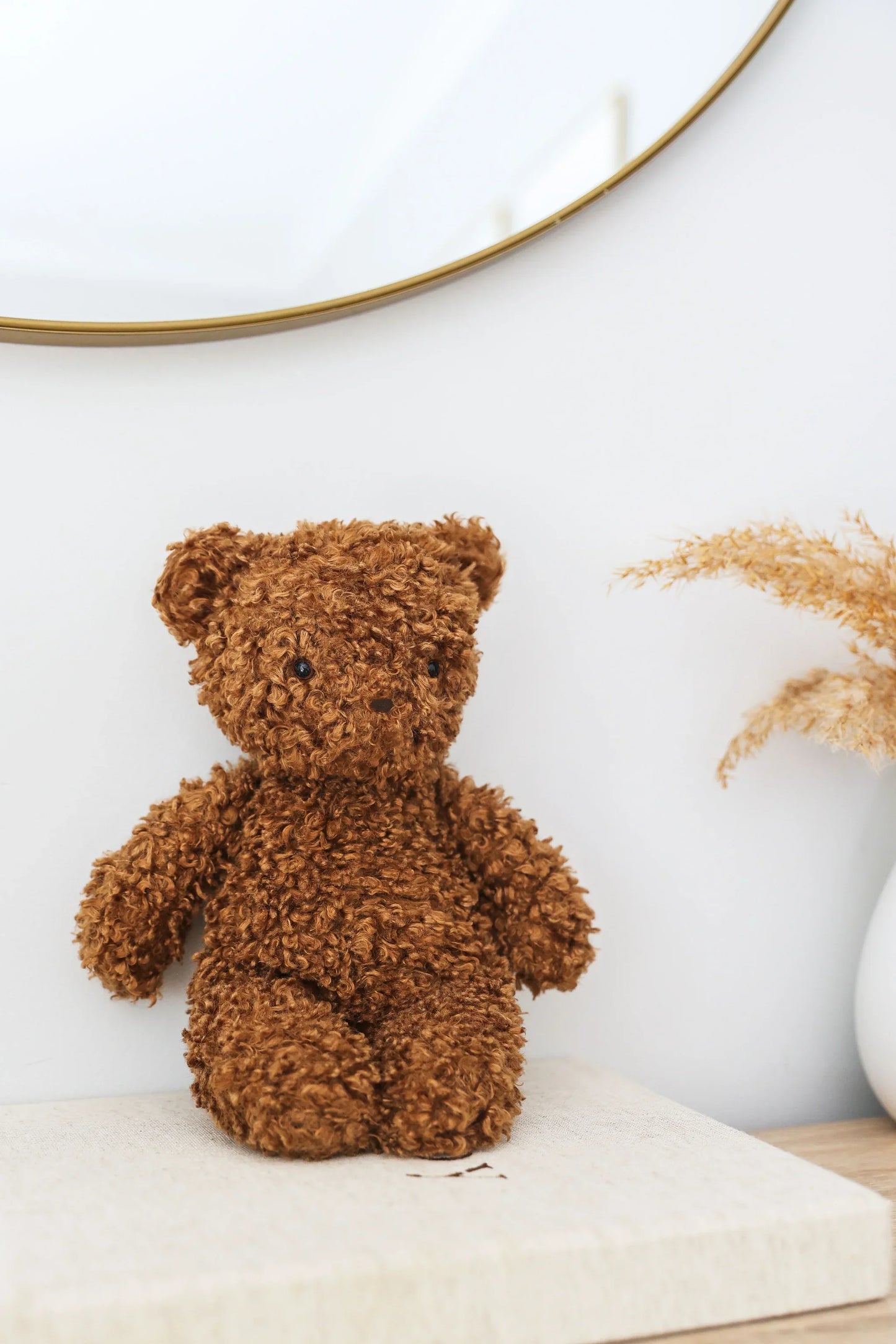 Alimrose Baby Gift Charlie Sherpa Baby Bear 27cm Chocolate