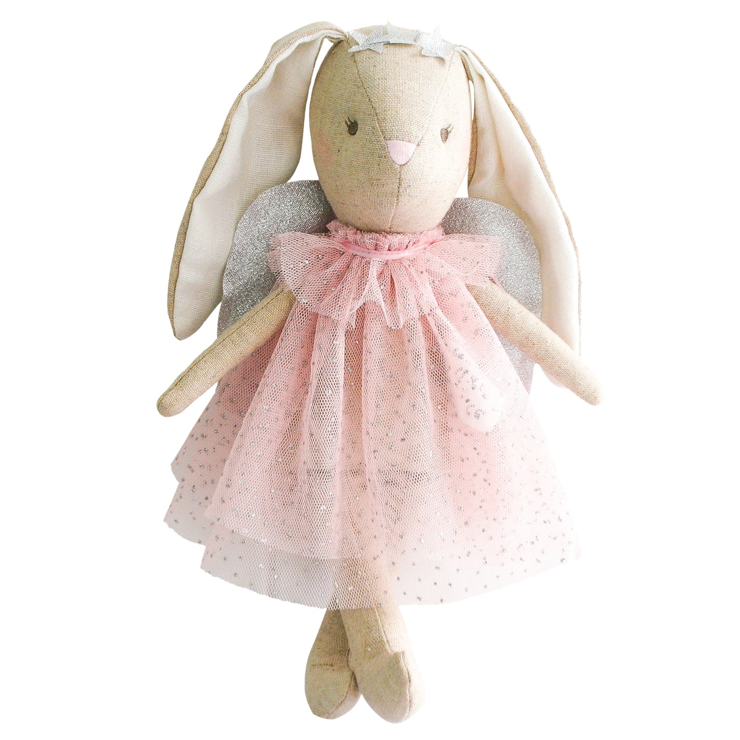 Alimrose Childrens Gift Alimrose Bunny  - Mini Angel - 27cm (Blush)