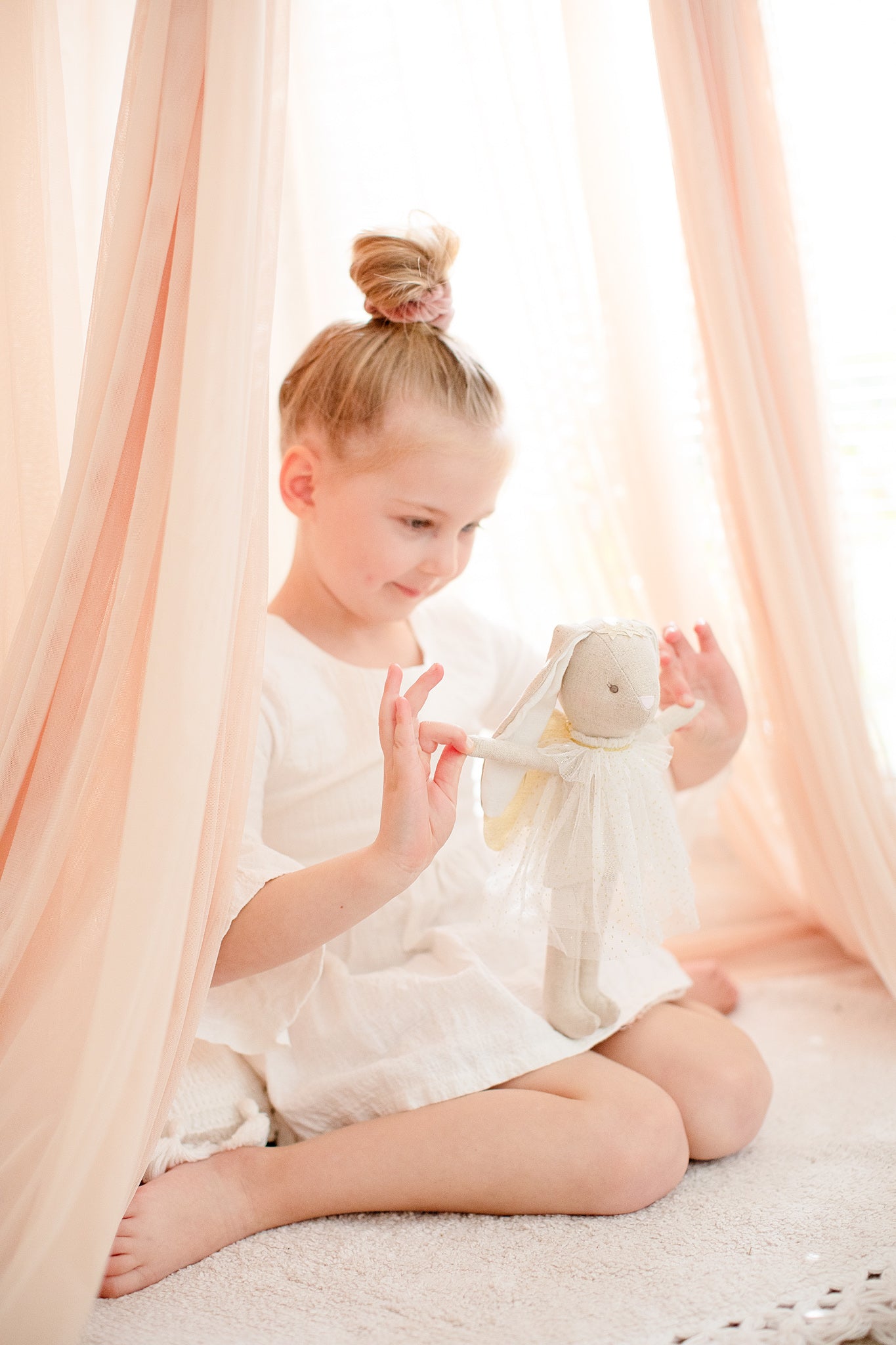 Alimrose Childrens Gift Alimrose Bunny  - Mini Angel - 27cm (Ivory)