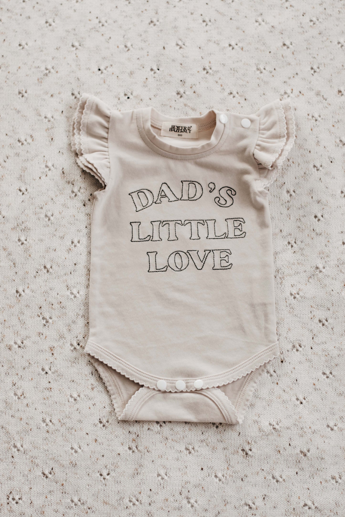 Bencer and Hazelnut Baby Gift Dad's Little Love Bodysuit