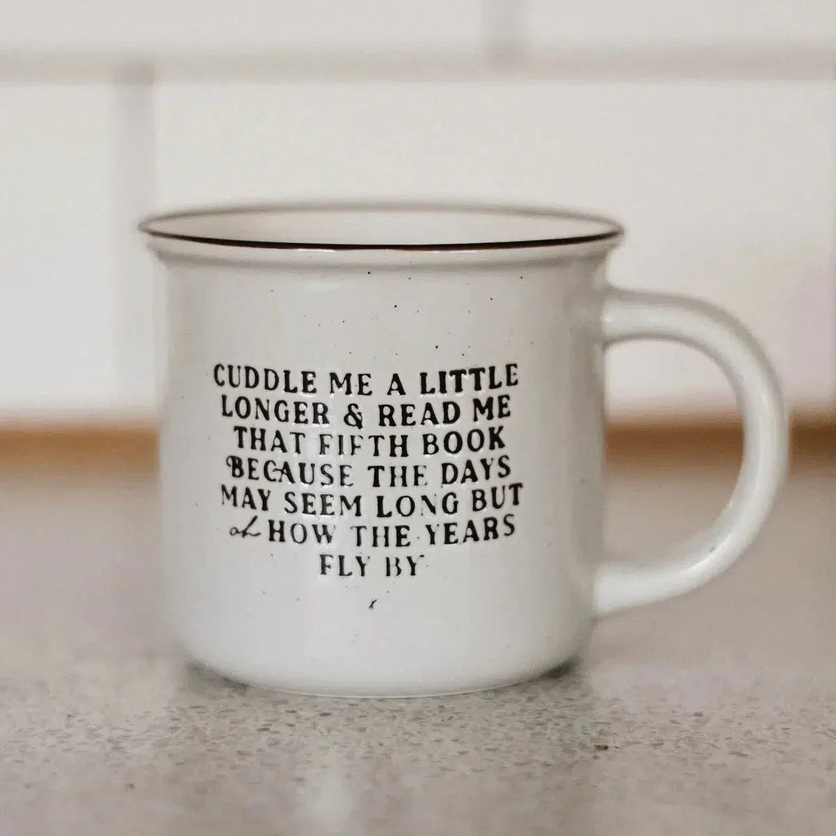 Bencer and Hazelnut Mum Gift Cuddle me Speckle Mug