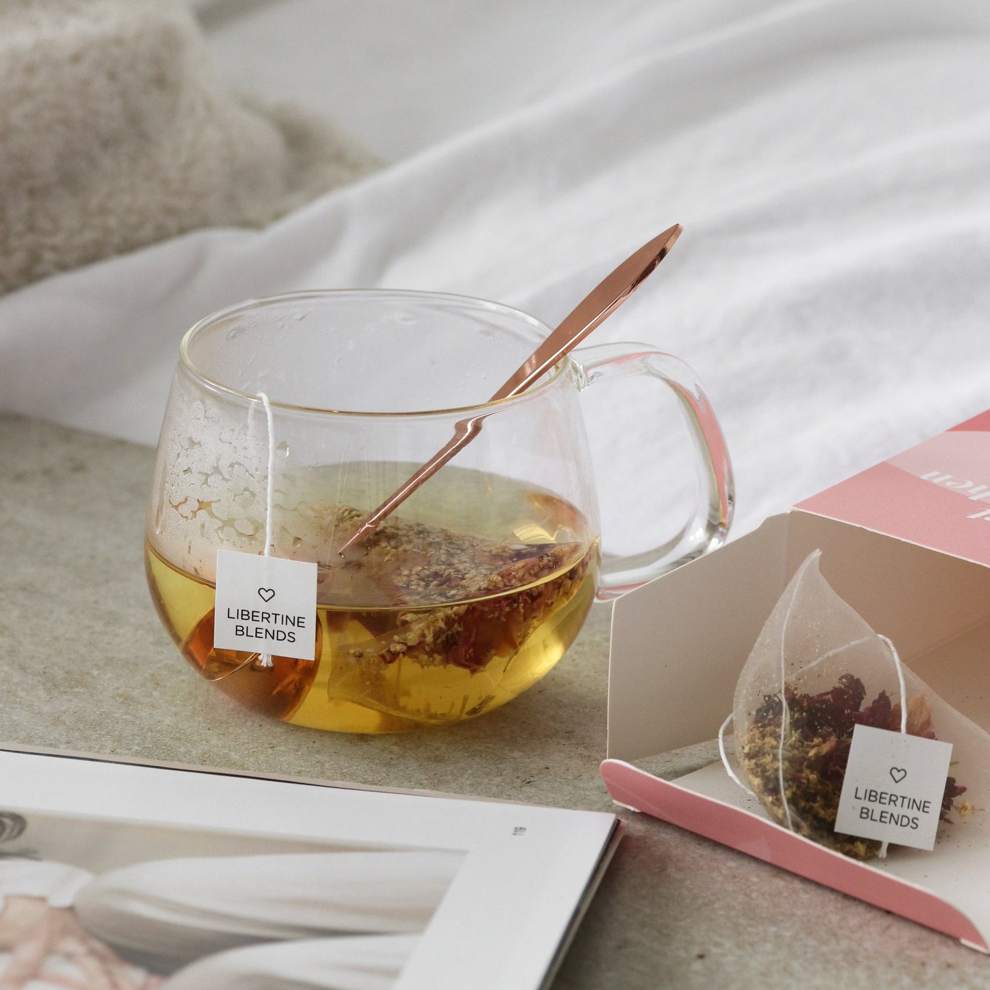 Libertine Blends Self Care Gift Libertine Blends Runaway Rose Tea Temples