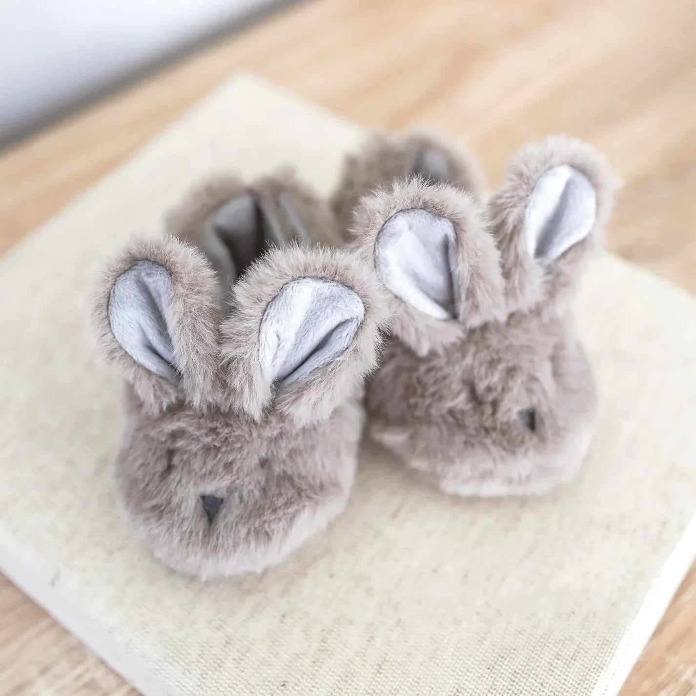 Little Gifties Baby Gift Alimrose Bunny Booties - Grey