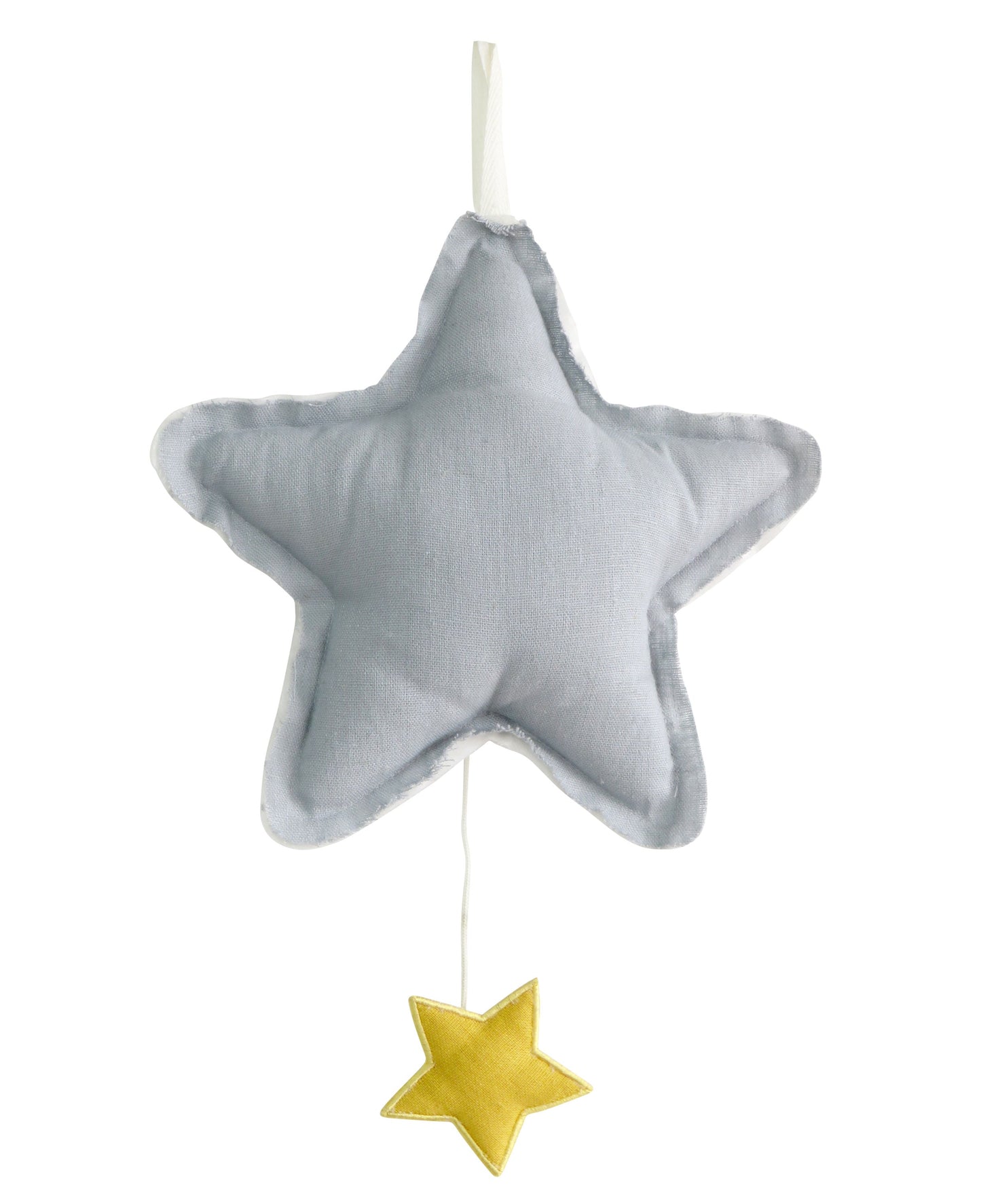 Little Gifties Baby Gift Star Musical (Grey Linen)