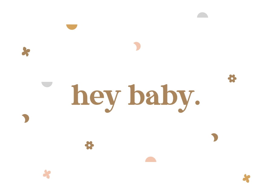 Little Gifties Hey Baby Card