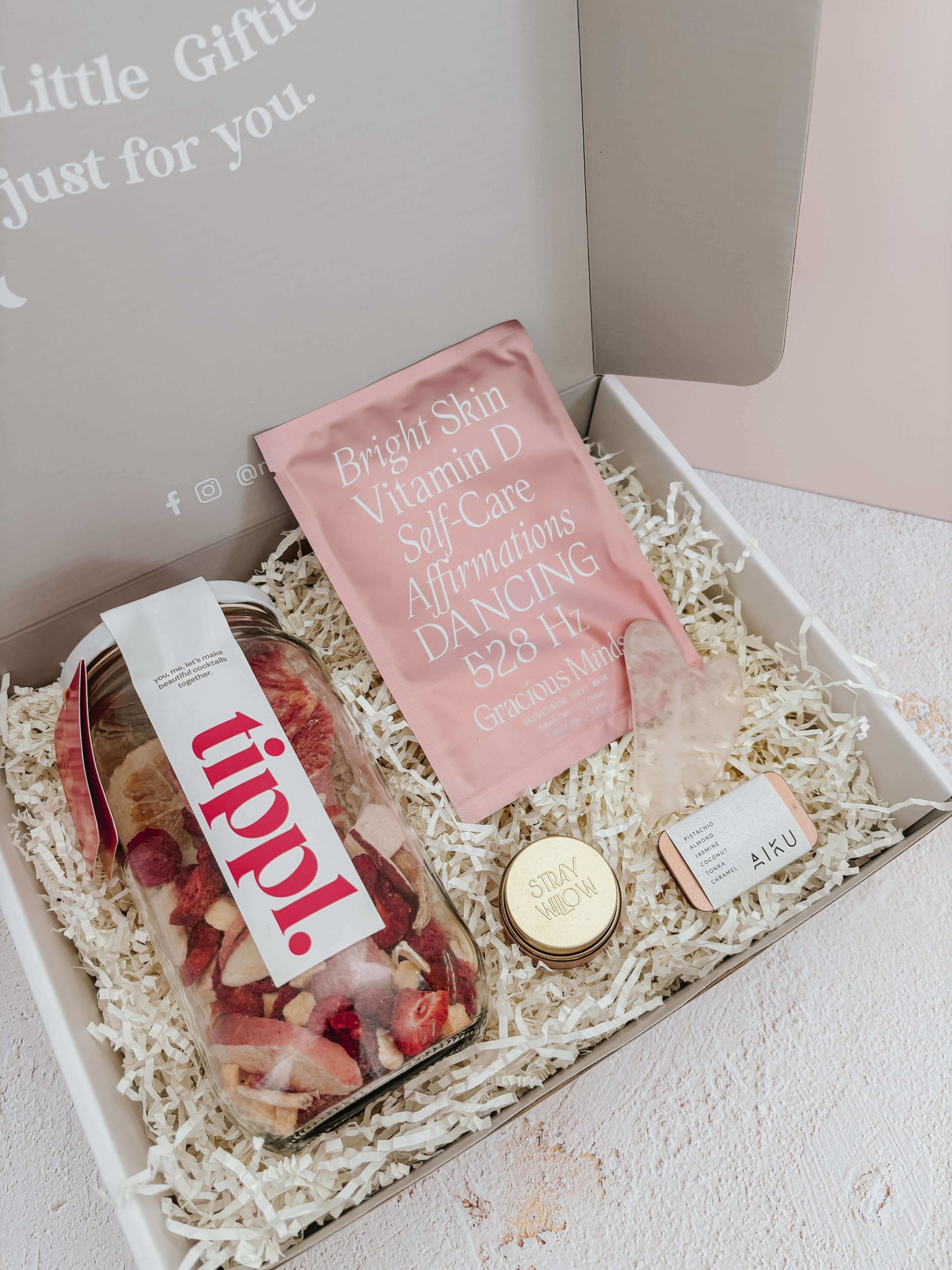 Little Gifties Self Care Gift Eternal Bloom Sip and Slow down Box
