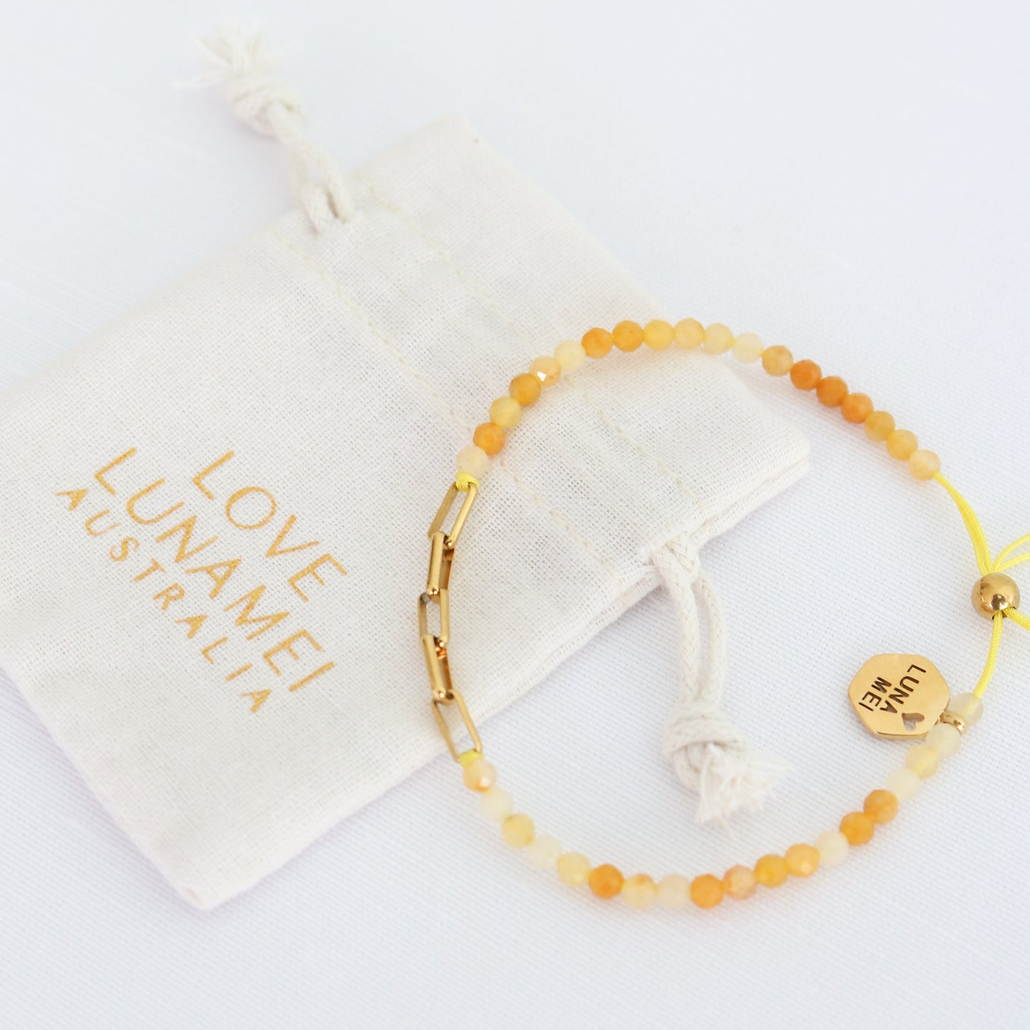 Love Luna Mei Self Care Gift Citrine Mei Bracelet
