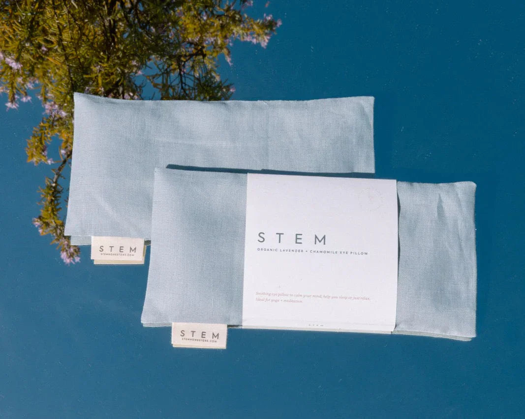Stem Homestore Self Care Gift Lavender + Chamomile Eye-pillow (Glacier)