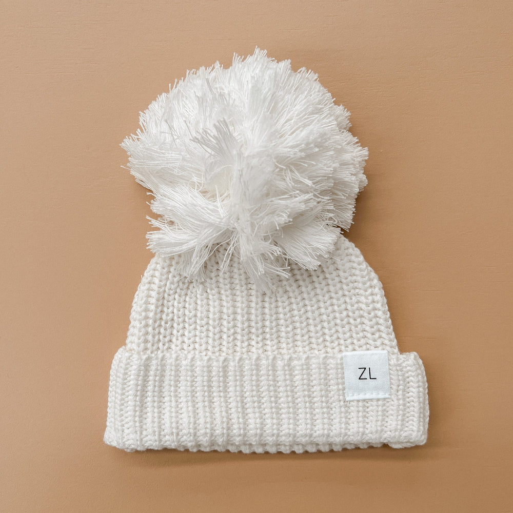 
                  
                    Ziggylou beanie in milk
                  
                